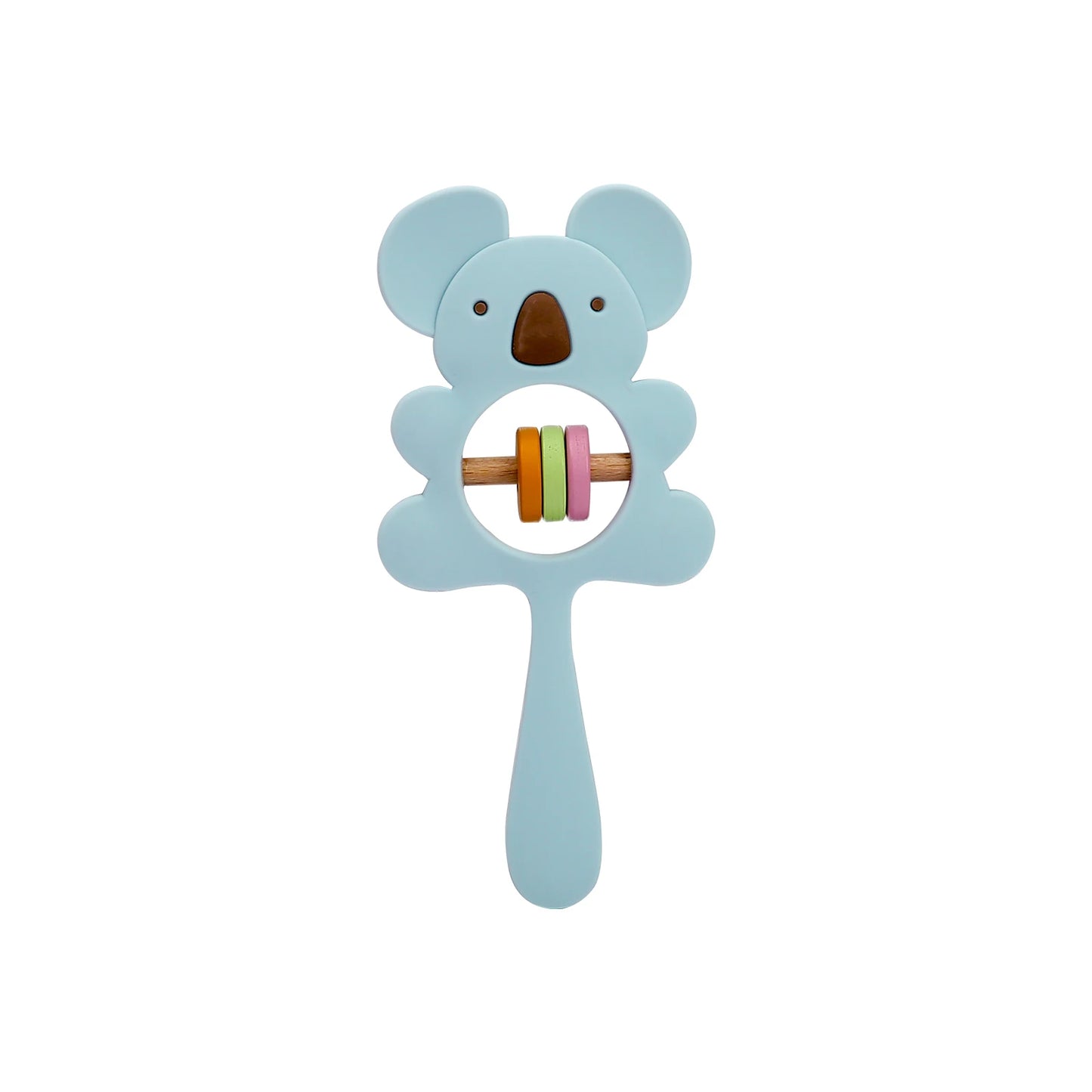 1PC Silicone Teether Koala Elephant Rattles BPA Free Toys - BabyHaven