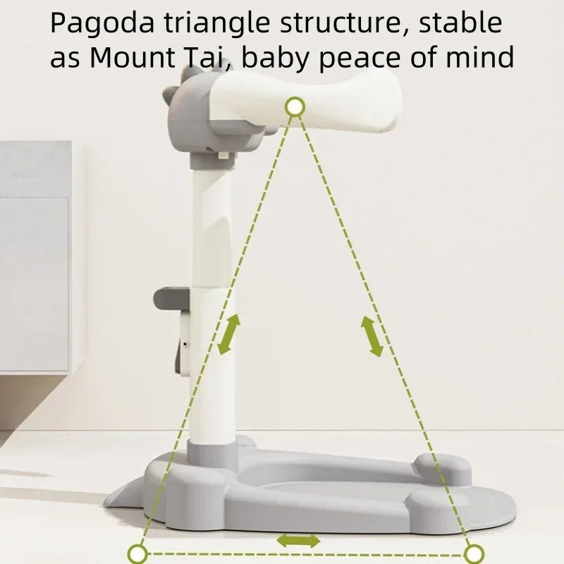 Baby Standing Bath for 6 - 24 Months with Adjustable Height Stand - BabyHaven