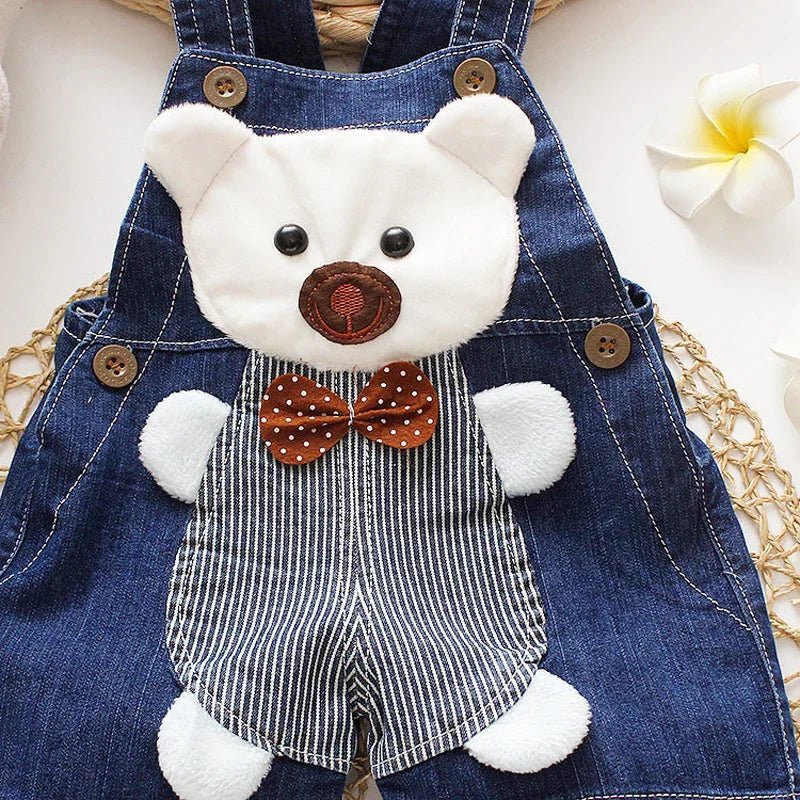 Summer Overalls Shorts Boys Girls Denim Jumpsuits - BabyHaven