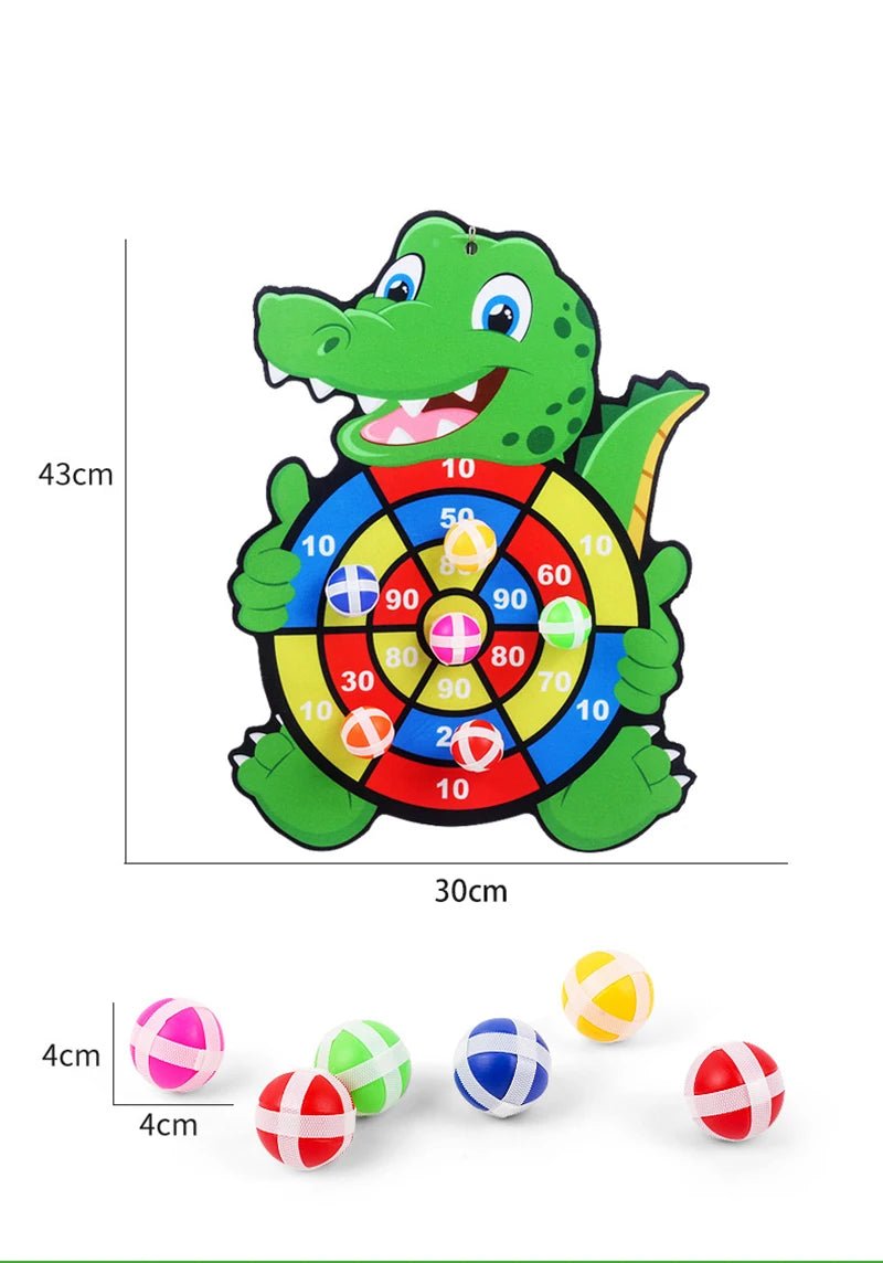 Child Educational Games Dart Board Baby Toy Stickey Ball - BabyHaven