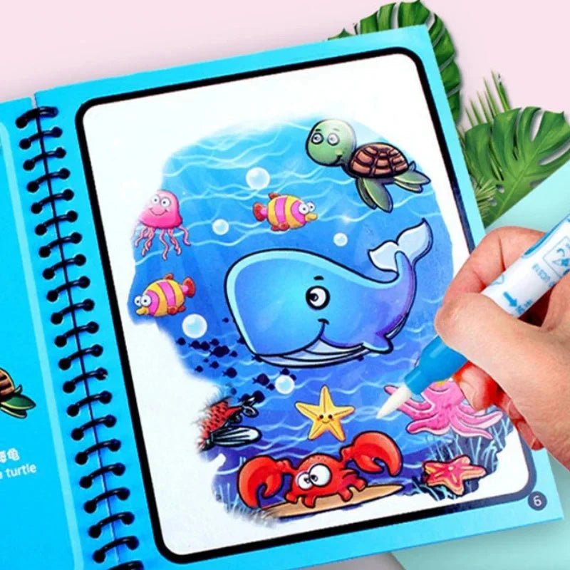 Coloring Books Baby Magic Water Book Montessori Toys - BabyHaven