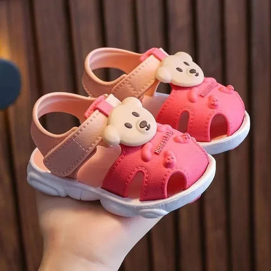 Summer Baby Boys Girls Sandals Cartoon Infant Toddler Shoes Soft Sole Comfortable Beach Footwear 1 - 3 Years - BabyHaven