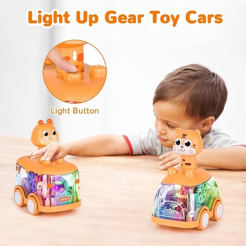 Baby Animal Car Toys Toddler Press and Go Cars for Kids - BabyHaven