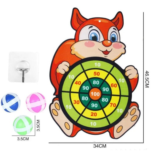 Child Educational Games Dart Board Baby Toy Stickey Ball - BabyHaven