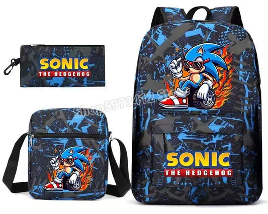 Sonics Backpack Lovely Student Schoolbag Large Capacity Knapsacks - BabyHaven