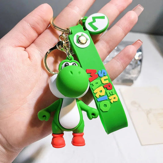 Super Mario 3D Cartoon Keychain Mario Bros Characters Model - BabyHaven