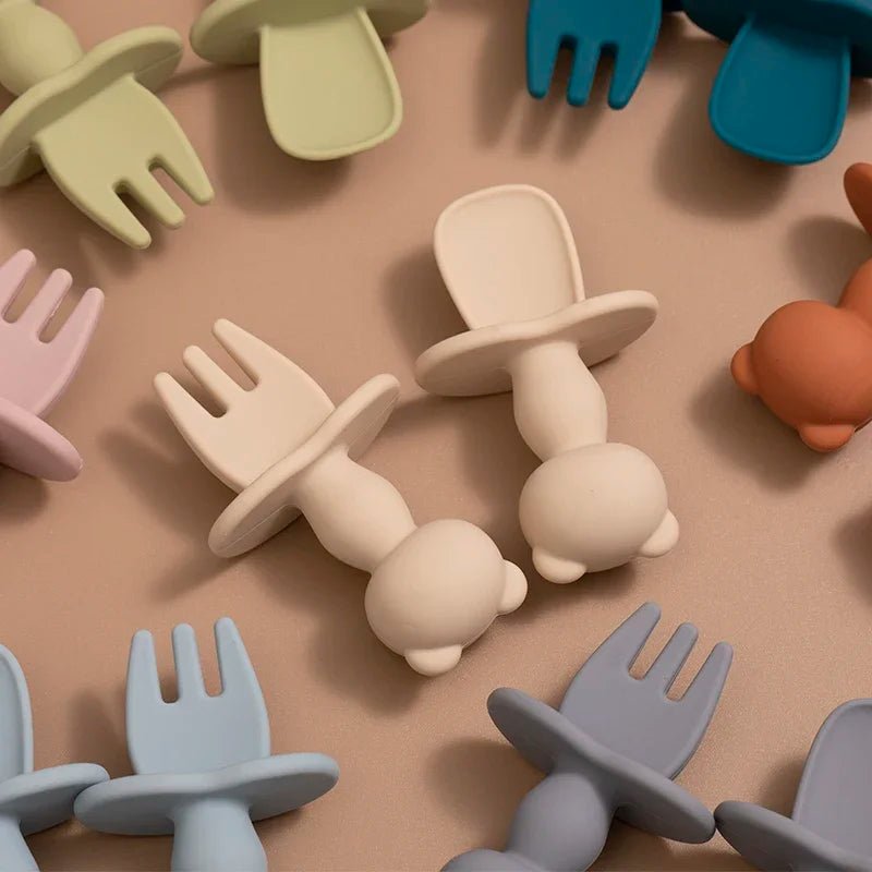 Food Grade Infant Soft Silicone Feeding Tableware Set for Kids - BabyHaven