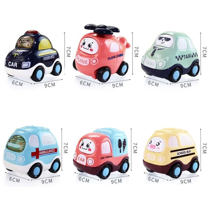 Baby Car Toys Soft Pull Back Mini Racing Cars For Kids - BabyHaven
