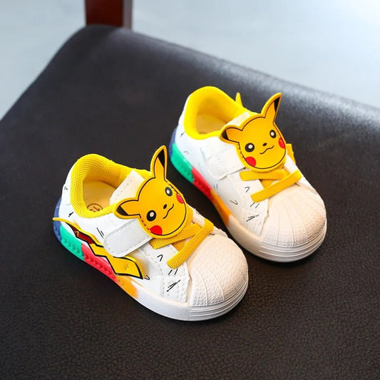 Pokemon Pikachu Baby Shoes Cute Cartoon Non - slip Sneakers - BabyHaven