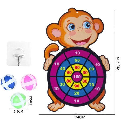 Child Educational Games Dart Board Baby Toy Stickey Ball - BabyHaven