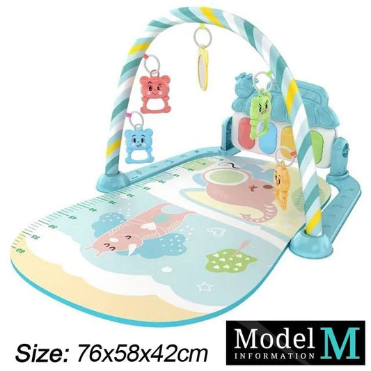 Baby Fitness Stand Music Play Gym Toys Newborn 0 - 36 Months - BabyHaven
