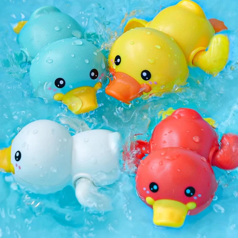 Baby Bath Toys Kids Swimming Clockwork Dolls Play Water Fun - BabyHaven