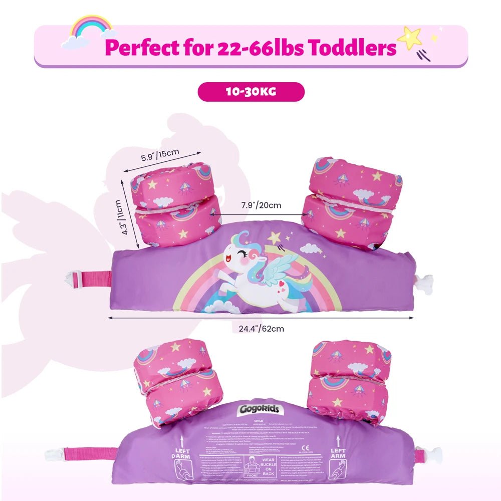 Swim Buoyancy Vest Baby Swim Vest Swimming Ring Tube For Kids Swimming Arm Rings Life Jacket Flosat Water Play Equipment - BabyHaven