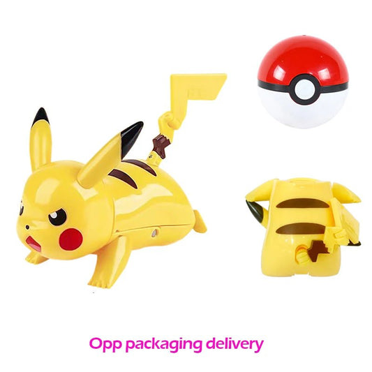 Figure Pokemon Pokeball Transform Pikachu Charizard Toy - BabyHaven