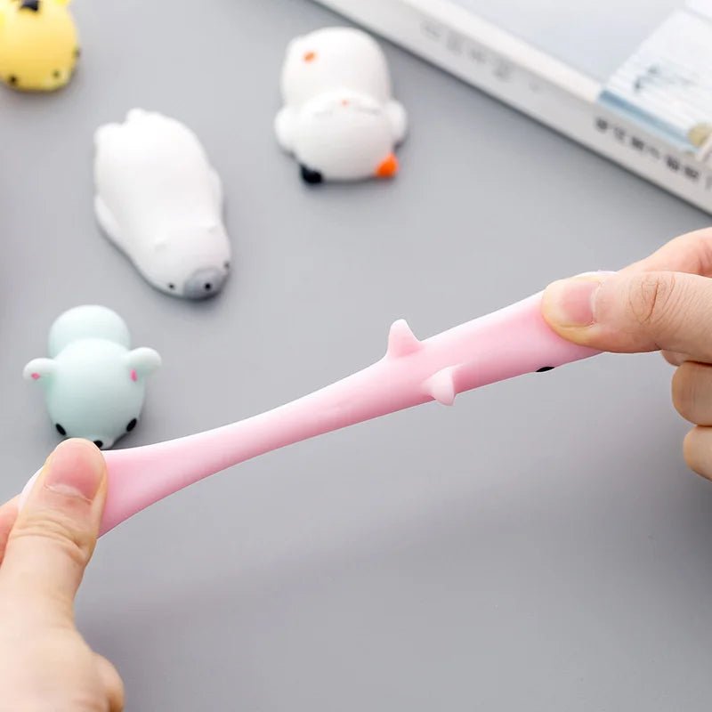 50 - 5PCS Mochi Squishies Kawaii Animal Stress Relief Toys - BabyHaven