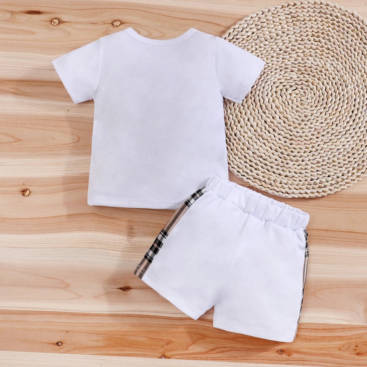 Baby Clothes Set Infant Tees Shorts Cute Bear - BabyHaven