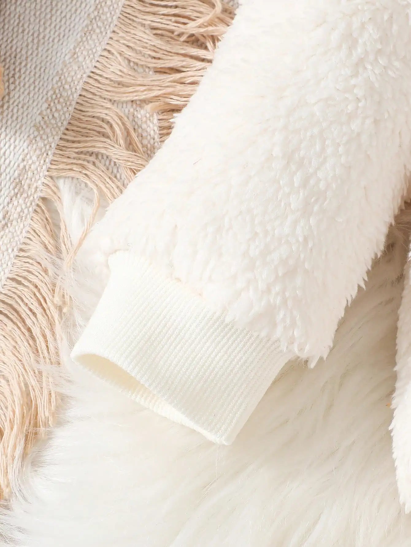 New Baby Girl Winter Casual Daily Cute Little Bear Fur Set - BabyHaven