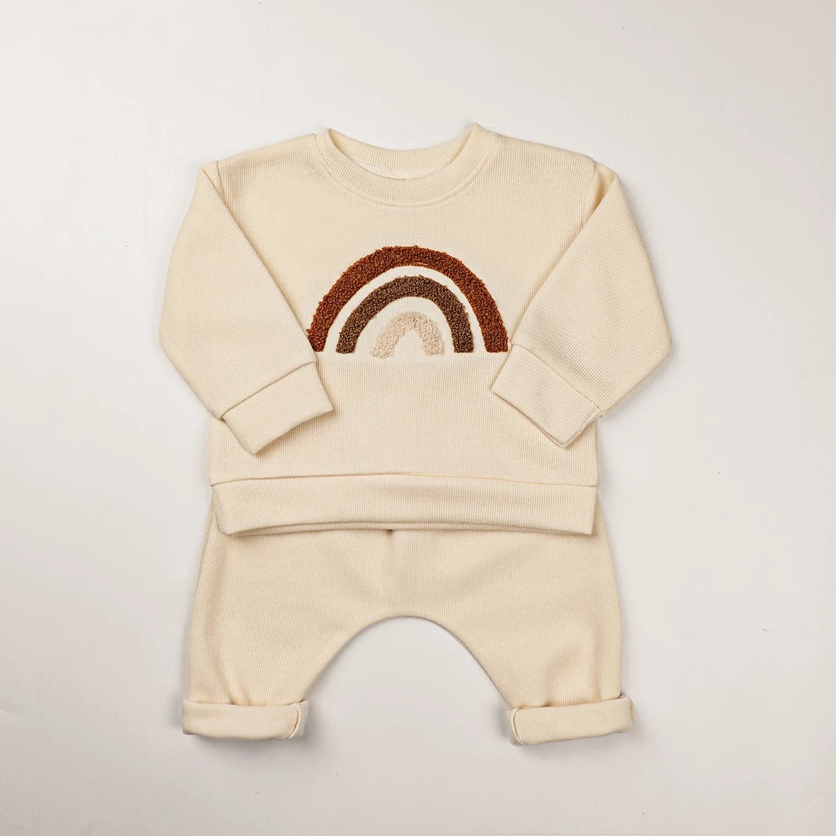 Europe Baby Cotton Knitting Clothing Sets Kids Boys Girls 2PCS Outfits - BabyHaven