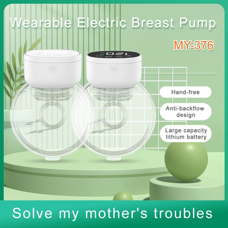 New Upgrades Wearable Breast Pump Electric BPA - free Collector - BabyHaven