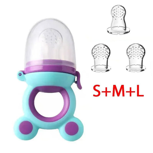 Baby Teether Nipple Fruit Food Feeder For New Born BPA Free - BabyHaven