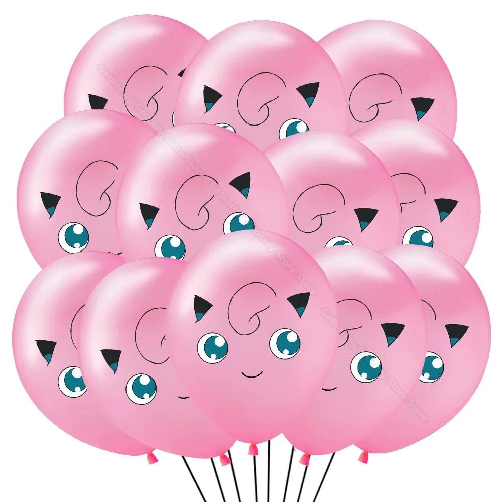 12pcs Pikachu Latex Ballon Birthday Party Supplies Kids Favor - BabyHaven