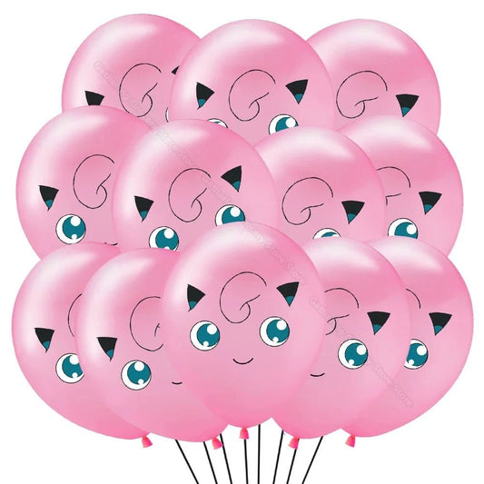 12pcs Pikachu Latex Ballon Birthday Party Supplies Kids Favor - BabyHaven