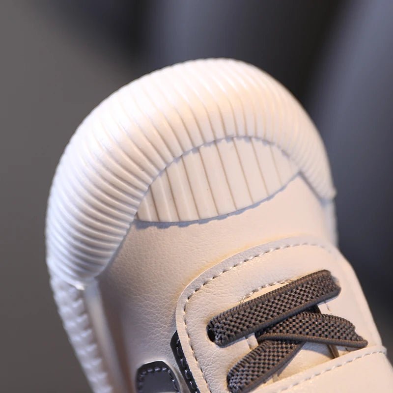 Spring And Autumn Learning Walking Casual Dad Shoes White - BabyHaven
