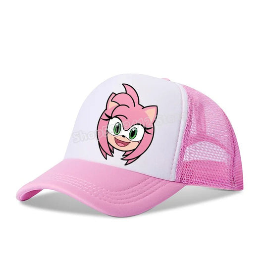 Sonics Baseball Cap Boys Adjustable Hat Amy Rose Summer Cap - BabyHaven