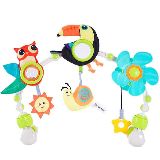 Baby Stroller Toy For Bed Mobile Infant Crib Rattles Newborn Baby Bed Hanging Rattle Baby Car Educational Baby Toys 0 12 Months - BabyHaven
