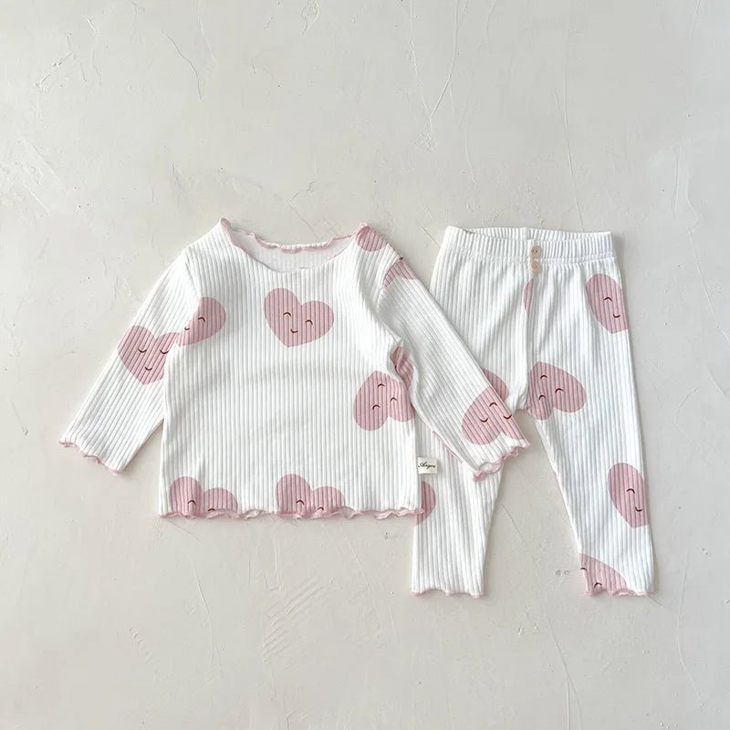 Spring Baby Set Dot Print Infant Girls Sleeper - BabyHaven