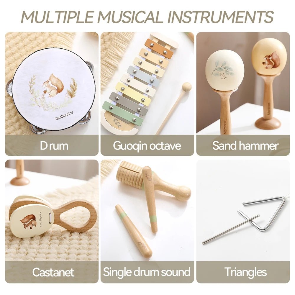 Musical Instruments Montessori Music Baby 0 - 12 Months Toys - BabyHaven