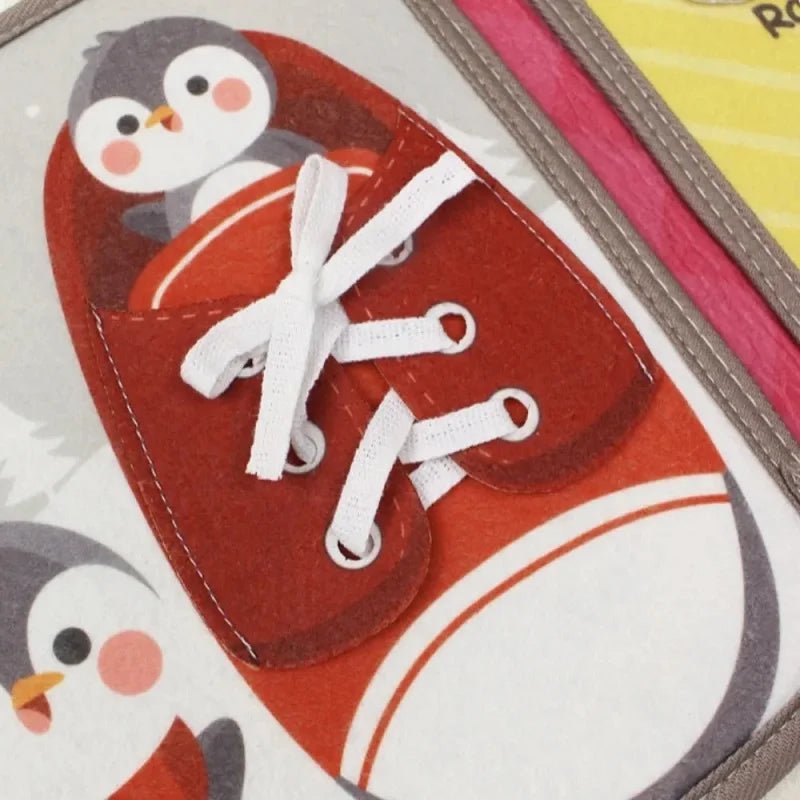 Quiet Book for Toddler Animal Cognitive Fabric Activity - BabyHaven
