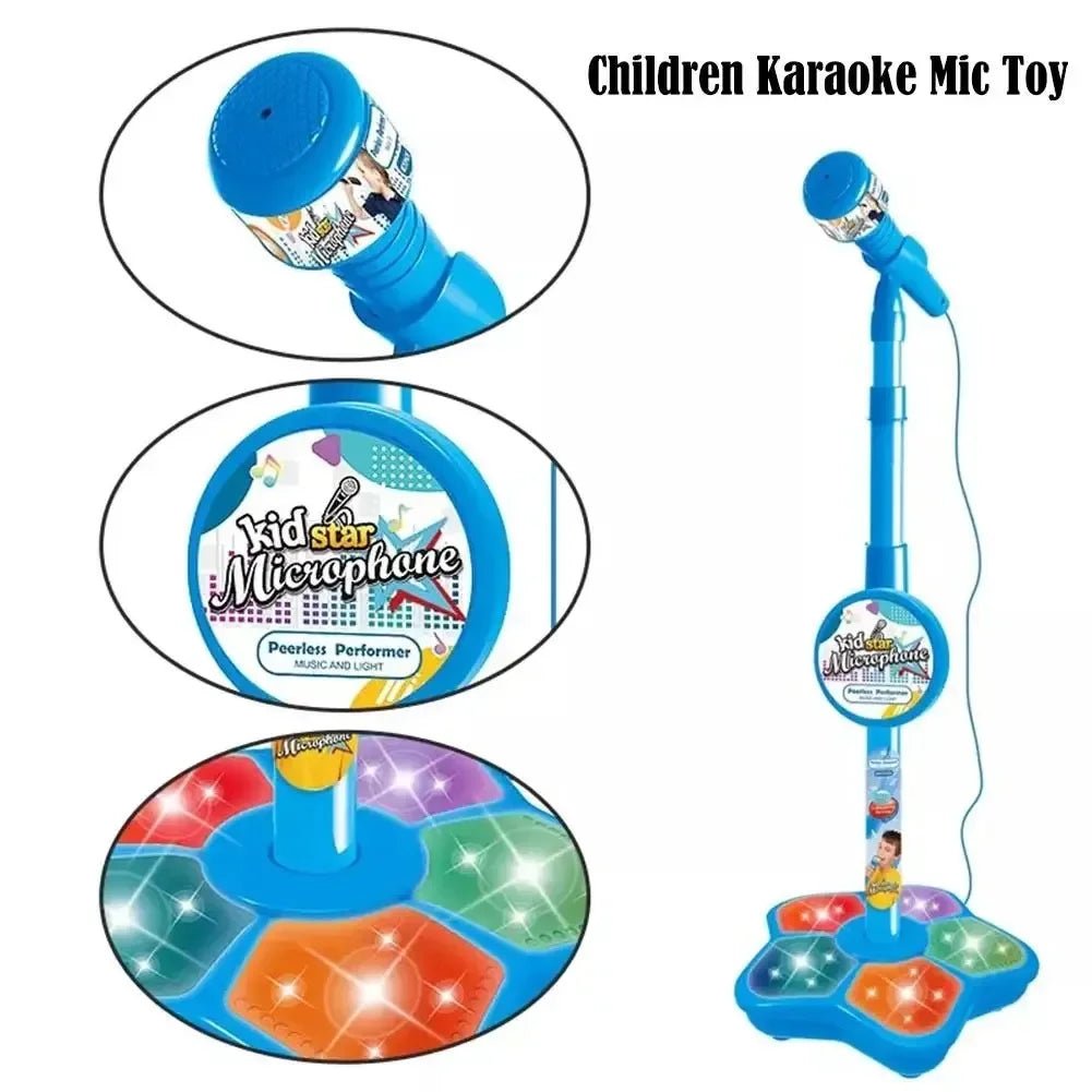 Kids Microphone with Stand Karaoke Educational Music Toy - BabyHaven