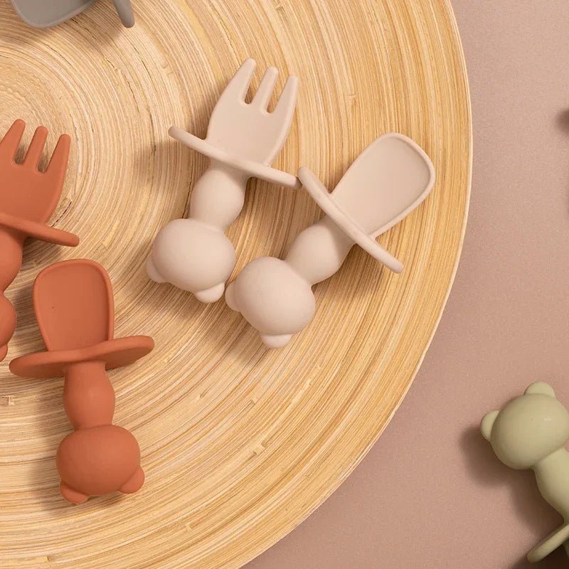 Food Grade Infant Soft Silicone Feeding Tableware Set for Kids - BabyHaven