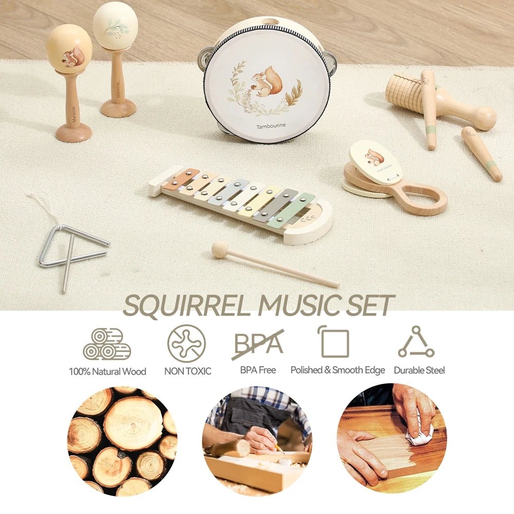 Musical Instruments Montessori Music Baby 0 - 12 Months Toys - BabyHaven