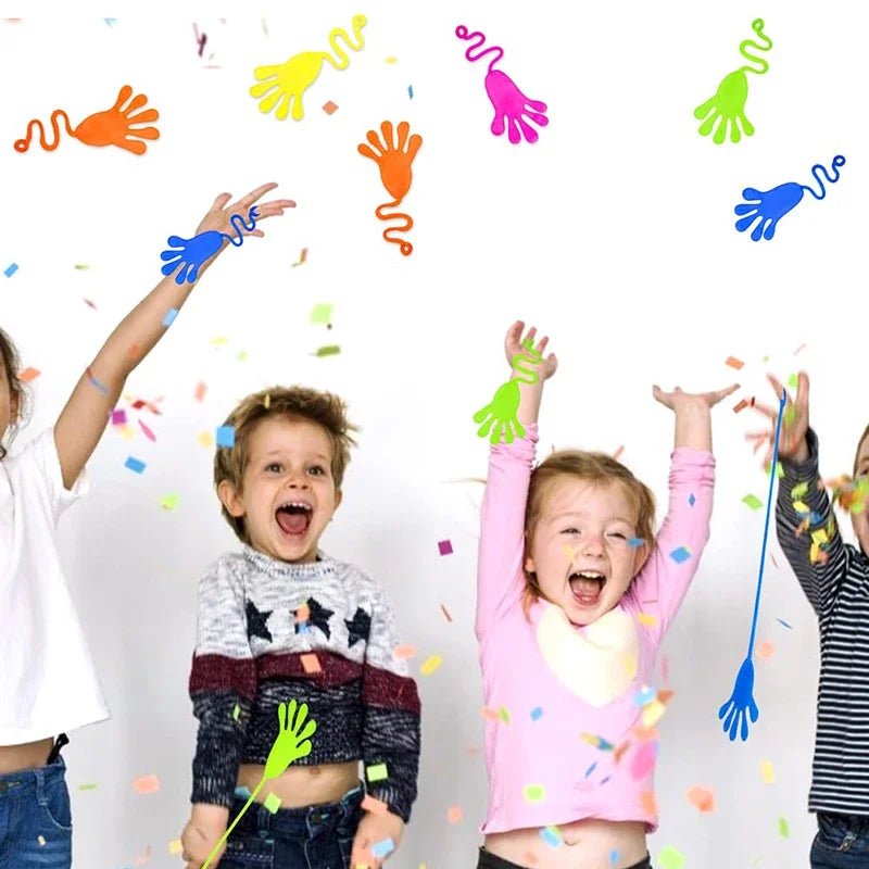 5 - 50 Pcs Kids Funny Sticky Hands Toy For Interactive Fun - BabyHaven