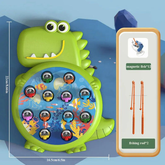 Dinosaur Magnetic Fishing Toys Play Rod Game for Kids - BabyHaven