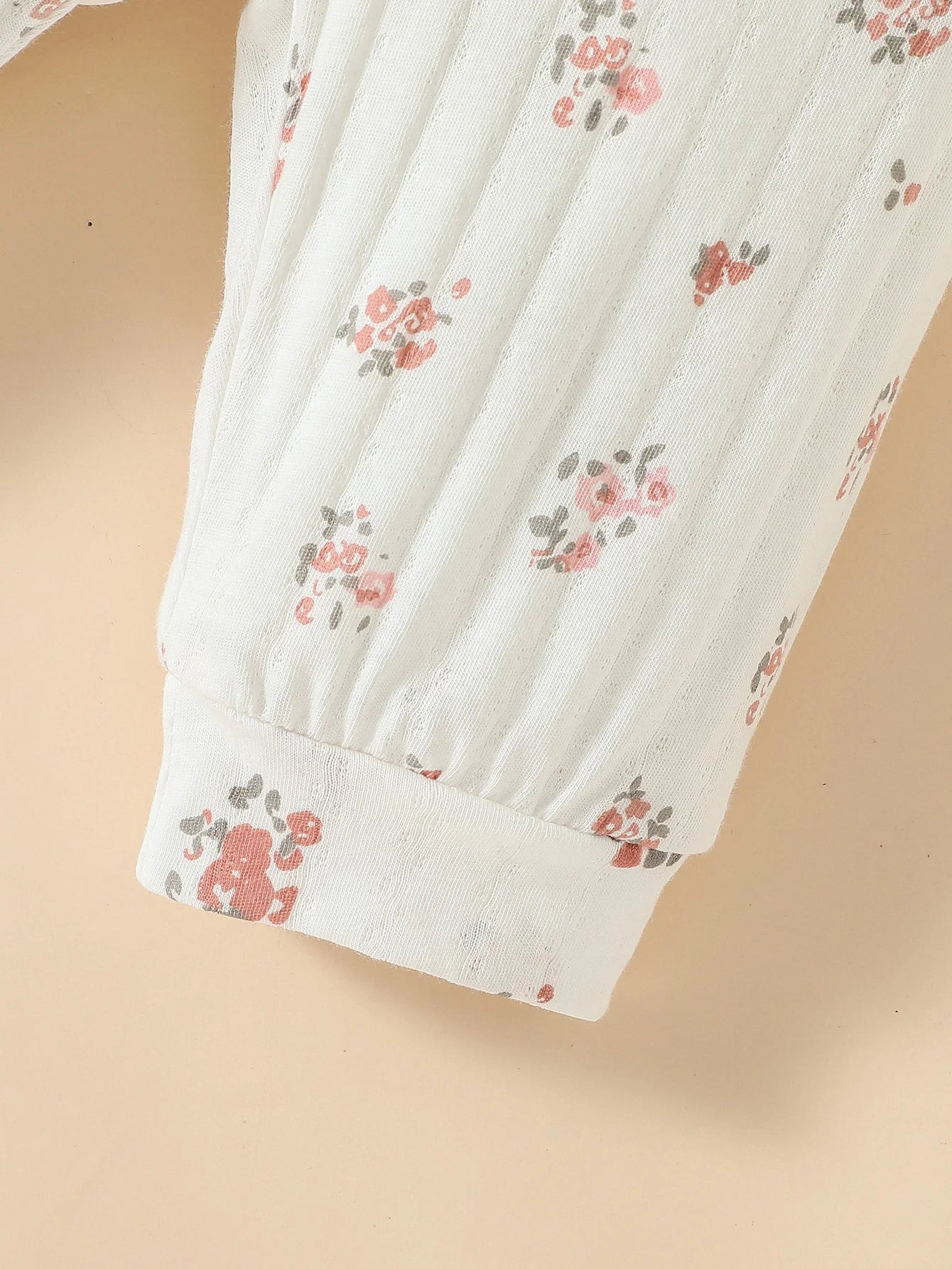 2pcs Newborn Baby Girls Floral Summer Cotton Pantsuit Set - BabyHaven