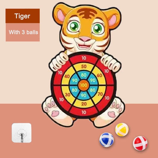 Child Educational Games Dart Board Baby Toy Stickey Ball - BabyHaven