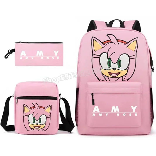 Sonics Backpack Lovely Student Schoolbag Large Capacity Knapsacks - BabyHaven