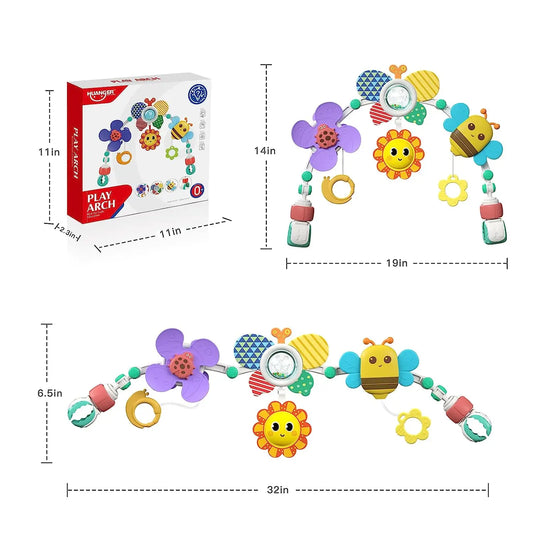 Baby Stroller Toy For Bed Mobile Infant Crib Rattles Newborn Baby Bed Hanging Rattle Baby Car Educational Baby Toys 0 12 Months - BabyHaven