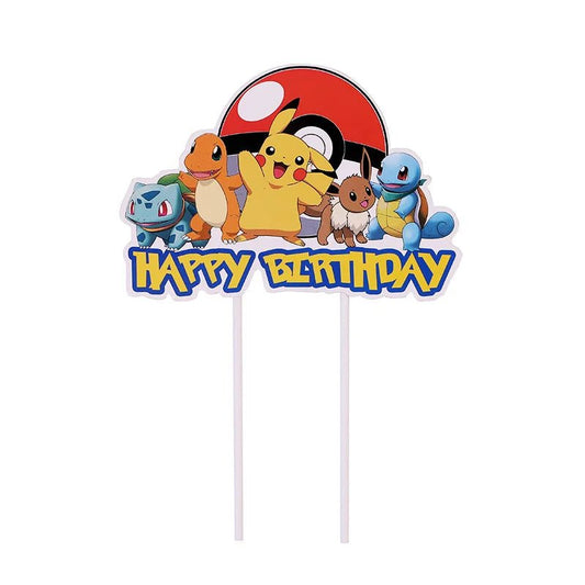 Pokemon Birthday Party Decoration Pikachu Lightning Balloon Set - BabyHaven