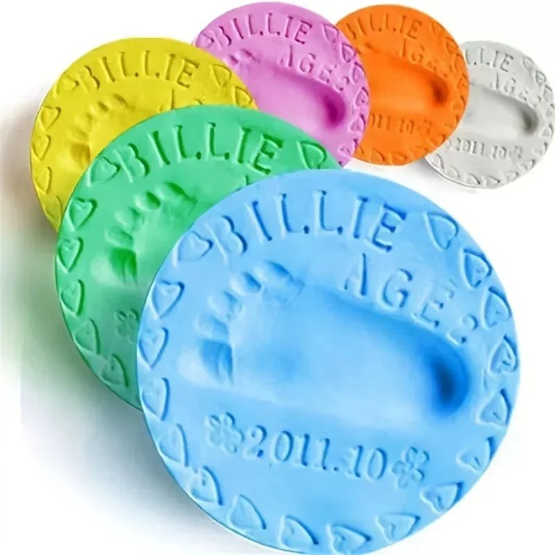 20/40g Baby DIY Hand and Footprint Soft Clay Fluffy Material - BabyHaven