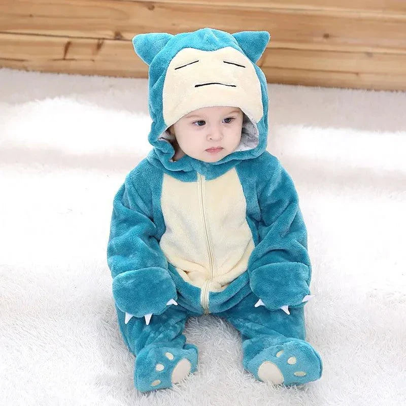 Toddler wearing Pokemon costume, safe and comfortable, ideal for imaginative play.