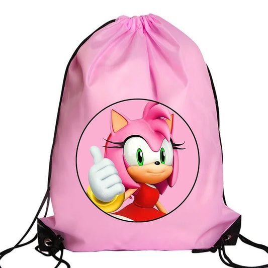 New Sonics Drawstring Bag Children Handbag Large Capacity - BabyHaven