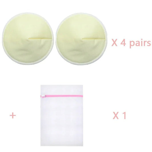 4 Pairs High Quality Reusable Nursing Pads for Women - BabyHaven