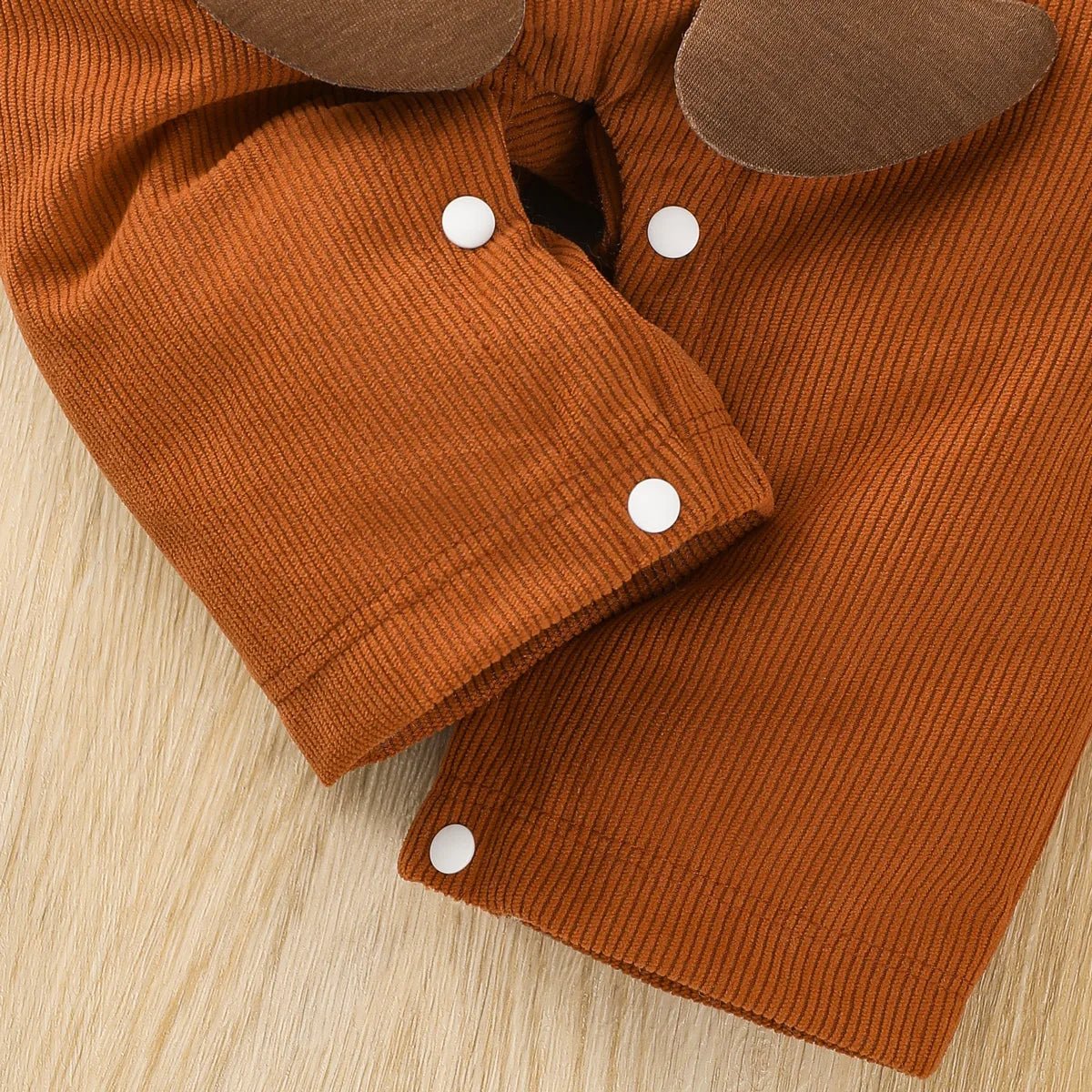 Baby Boys 3D Lion Pattern Long Sleeve Long Leg Romper Set - BabyHaven