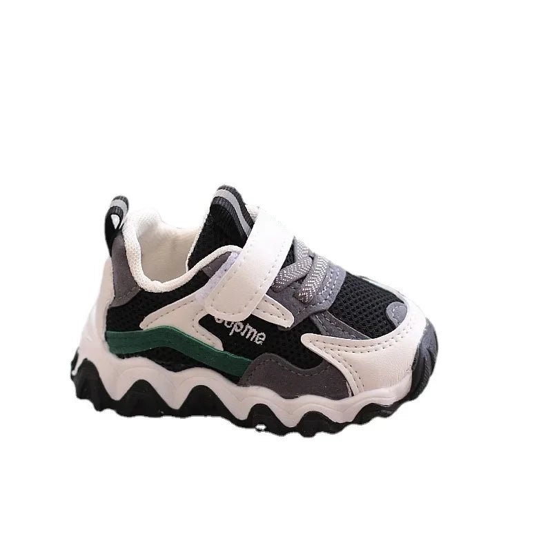 Spring Autumn New Kids Sport Shoes Fashion Cross - tied Mesh Breathable Boys Sneakers Children Girls Outdoor Running Shoes - BabyHaven