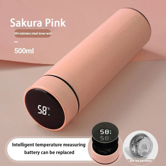Smart Digital Water Bottle Keeps Cold And Heat Thermos - BabyHaven