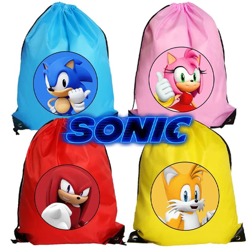 New Sonics Drawstring Bag Children Handbag Large Capacity - BabyHaven